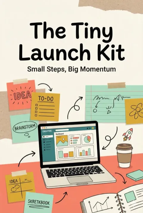 Business book cover The Tiny Launch Kit